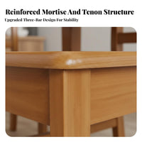 Installation-without Solid Wood Dining Chair No Assembly Required Mortise and Tenon Chair Sturdy Construction Household Furniture Hand-Polished for Homeowners, Families, Business Owners, Home, Cafe, Study Room