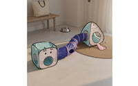 3 Pieces 3 Piece Cat Tunnel Tent Set All-Season Interactive Pet Tube Lightweight