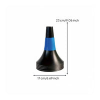 6 Pieces Long-Lasting Flat Top Cone Stable Base Soccer Training Cone Bright Colors Field Marker High Visibility for Beginners