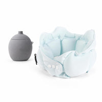 Ice-Silk Inflatable Neck Pillow Storage Container Travel Neck Pillow Lightweight Rest Aid Compact