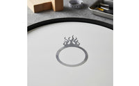 Decorative Cutout Design Bass Drum Hole Decoration Prevents Tearing Bass Drum Port Collar Wear-Resistant for Drummers