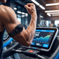 Armband Heart Rate Monitor Wireless Heart Rate Armband Lightweight Real-Time for Runners, Running, Cycling