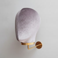 Wall Mannequin Head Soft Mannequin Head Stable Display Form for Salons, Dressing Room, Closet Organization
