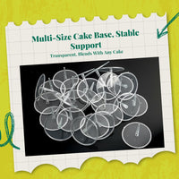 Transparent Cake Base Insert for Decorating