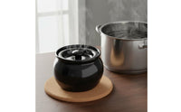 Multi-Purpose Ceramic Soup Crock with Lid Locks in Nutrients Small Lidded Soup Bowl Excellent Heat Retention Cookware Microwave Safe