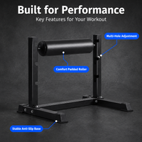 Steel Single Leg Squat Stand Adjustable Bulgarian Split Squat Machine Home Gym