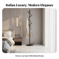 Modern Design Unrestricted Standing Coat Pole Minimalist Design Garment Rack Space-Saving Home Furniture Stable and Long-Lasting for Apartment Dwellers, Homeowners, Bedroom, Entryway, Hallway, Living Room