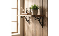 Wall Shelf Support Brackets Vintage L Brackets Industrial Shelf Bracket for Craftspeople