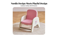 Ergonomic Backrest Height-Adjustable child's Seat Sturdy Construction Adjustable-Height child's Seat Stable Design childs' Furniture Easy to Clean for Toddlers, Infants, Teachers, Kindergarten, Nursery, Daycare, Playroom
