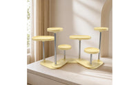 Multi-Level Figurine Display Rack 6-Tier Figurine Display Shelf Stable Holder Sturdy for Collectors