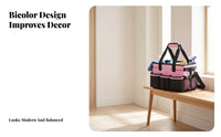 Polyester Cleaning Tool Tote Open-Top Cleaning Tool Bag Rectangular Organizer Tote Sturdy