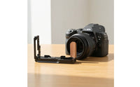 L-Shaped Fast-Release Plate Lightweight L-Shaped Camera Hand Grip Stable Camera Plate with Hand Grip for Videographers