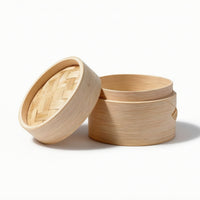Bamboo Steamer Basket with Lid Simple to Use Bamboo Steamer Basket Cookware Traditional Healthy for Home Cooks, Dumplings