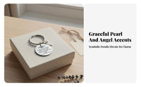 Stainless Steel Key Loop Ideal Gift Engraved Keychain Long-Lasting for Mom
