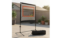 Indoor Outdoor Pickleball and Badminton Set Fiberglass Multi-Sport Net Set AllComplete Game Set Shuttlecock Racket Kit Easy Setup for Backyard