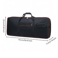 Padded Electronic Keyboard Bag Thickened Padding Digital Piano Carrying Case Waterproof Portable Keyboard Gig Bag for Artists, Students, Storage
