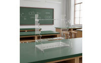 Pipette Rack Transparent Acrylic Pipette Stand Open-Frame Holder for Technicians, Students, Scientific Facility, Classroom