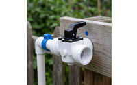 Replacement 3-Port Valve with Black Lever Threaded Pool Diverter Valve Heavy Duty Manual for Plumbers, Spa