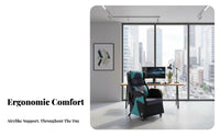Sofa-Like Comfort Integrated Gaming Station Reclining Esports Seat High spine supportrest Computer Chair Ergonomic Design for Internet Cafe Owners, Office Workers, Students, Arcades, Desk Work, Study, Bedroom