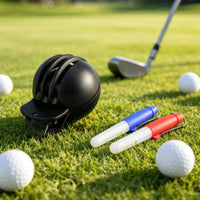 Golf Guideline Marker Clampon-the-Green Ball Marker with Pens Lightweight for Golfers