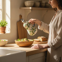 Ceramic Oil Dispenser Bottle Ergonomic Oil Dispenser with Handle Container Long-Lasting Modern for Home Cooks, Kitchen
