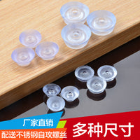 Half-Round PVC Non-Slip Furniture Pads for Tables, Chairs, and Sofas
