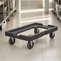 Low-Height Fermentation Box Cart Stable Fermentation Box Dolly Open Corner Proofing Tray Cart Rolling for Bakeries, Commercial Kitchens