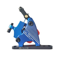 Hydraulic Disc Brake Caliper with Adapter Aluminum Alloy Hydraulic Disc Brake Caliper Lightweight for Upgrades, Maintenance