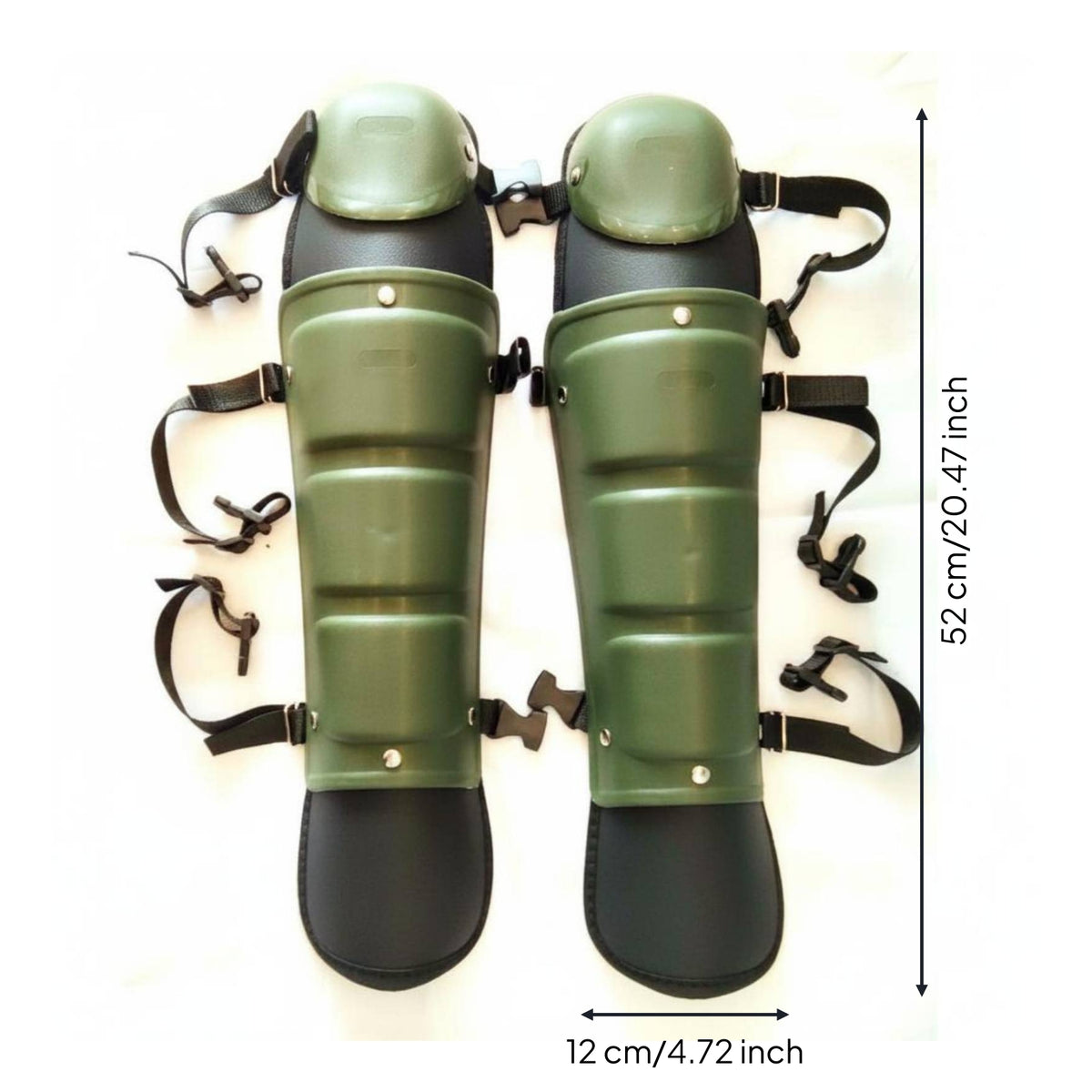 Wear Resistant Hard Shell Leg Guards Adjustable Straps Trimmer Gaiters Quick-Release Buckles for Garden Workers