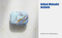 AirPods Case, Hard PC, Marble Pattern, Full Protection, Stylish, Multi-Model, Customizable