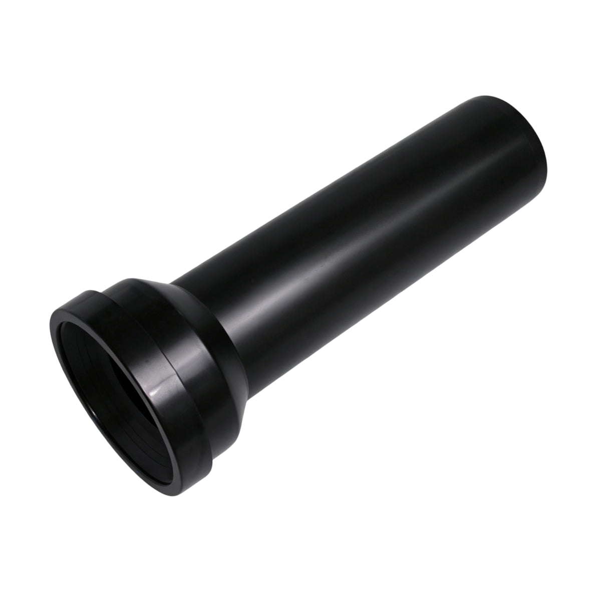 PP Plastic Wall Hung Toilet Drain Pipe Black Wall-Mounted Toilet Pipe Flared End Concealed Cistern Connector Smooth Surface