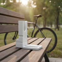 Compact Cycle Parking Stand Upright Foldable Bike Stand Long-Lasting Wheel Holder Quick-Fold for Outdoor