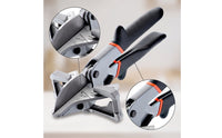 Adjustable Trim Cutter with Angle Guide Accurate Miter Shears Comfortable Grip Multi Angle Cutter Precision for Diyers, Carpenters, Electricians, Home Improvement, Woodworking, Workshop