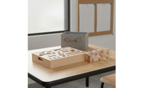 Wooden Number Tiles Set Early Education Math Counting Blocks Wood Number Stacking Toy for Preschoolers, Classroom