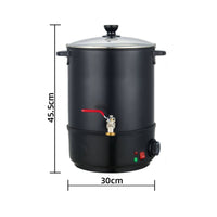 Large Capacity Stainless Steel Depilatory Melter Easy to Clean Electric Depilatory Warmer Stable Heating Beauty Equipment Heat-Resistant for Salon Professionals, Beauticians, Spa