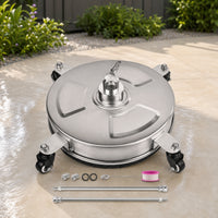 Pressure Washer Surface Cleaner Rotating for Driveways, Sidewalks, Homeowners
