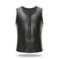 Wetsuit Vest with Zipper Sleeveless Zippered Wetsuit Vest Front Zip Apparel for Divers, Swimmers, Diving, Swimming