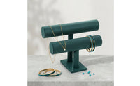 Bracelet Display Stand Two-Tier Bracelet Holder with Rectangular Base Detachable