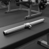 Aluminum Lat Pulldown Bar Sturdy Lat Pulldown Attachment Lightweight High Pulley Bar Multi-Functional for Strength Training