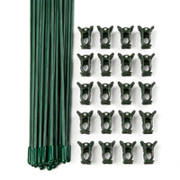 Bendable Design Flexible Shaping Wire Gentle on Plants Soft-Coated Twist Cord Strong Metal center Plant Stake Cut to Size for Houseplant Owners, DIY hobbyists, homeowners, Indoor, Indoors, Balcony, verdanthouse