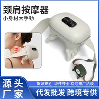 Rechargeable Neck and Shoulder Massager with Heat Function, Turtle Shell Design