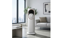 Humidifying Floor-Standing Air Cooler and Heater 3-in-1 Evaporative Cooler with Humidifier Timer Appliance Quiet for Office