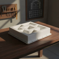 Decorative Ventilated Block Form Reusable Cement Screen Block Form Easy Demolding Construction Tool for Garden