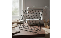 Space Saving Wall-Mounted Thread Rack Large Capacity Metal Sewing Thread Holder Easy to Install Sewing Line Display Rack Long-Lasting for Sewers, Crafters, Craft Room