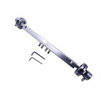 Double Pedal Connector Metal Construction Bass Drum Linkage Rod Adjustable Length Drum Pedal Drive Shaft for Drummers