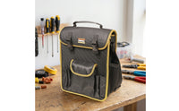 Multi-Pocket Tool Bag with Shoulder Strap Professional Tool Organizer Bag Portable Long-Lasting for Electricians, Technicians, Handymen, Electrical Work