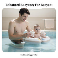 Infant Underarm Swim Device Adjustable Size Underarm Swim Float Easy to Inflate Infant Chest Float for Newborns, Young Children, Aquatic Play, Bathtub