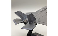 F-35B Fighter Jet Model Detailed Finish Low-Observable Fighter Model Display Stand Toy Vehicle for Collectors, Shelf