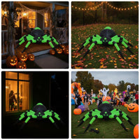 Outdoor Halloween Inflatable Arachnid Large Giant Inflatable Arachnid Scary Yard Decoration Sturdy for Lawn