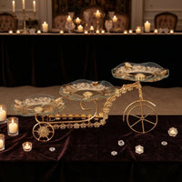 Pedal Fruit Stand European-Style Dessert Display Stand Decorative for Hosts
